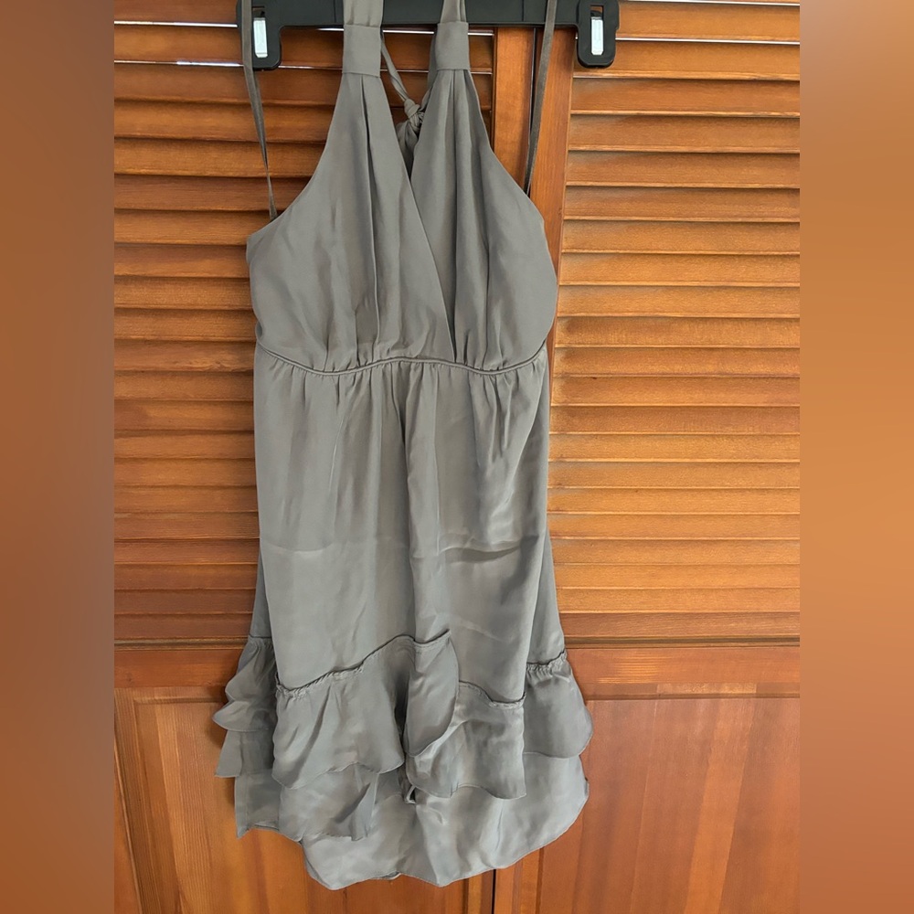 Banana Republic Heritage Gray Silk Dress - Size 0